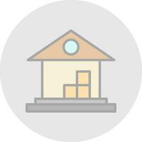 Cabin Vector Icon Design