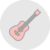 diseño de icono de vector de guitarra