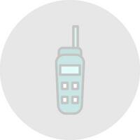 diseño de icono de vector de walkie talkie