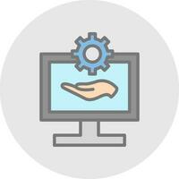 Software Support Vector Icon Design