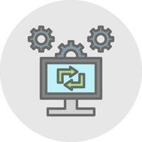 Software Configuration Vector Icon Design