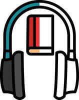 audio libro vector icono diseño