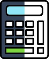 diseño de icono de vector de calculadora