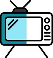 diseño de icono de vector de televisión