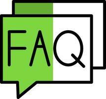 FAQ Vector Icon Design