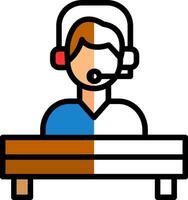 Help Desk Vector Icon Design