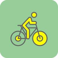 Cycling Vector Icon Design