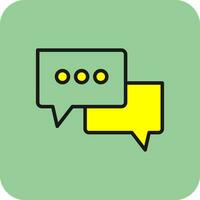 Speech bubble Vector Icon Design