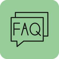 FAQ Vector Icon Design