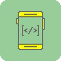 Coding Vector Icon Design