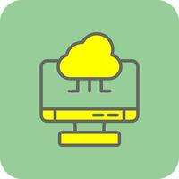 Cloud Computing Vector Icon Design