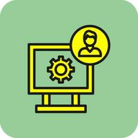Resource Optimization Vector Icon Design