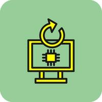 Hardware Upgrade Vector Icon Design