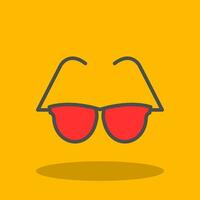 Glasses Vector Icon Design