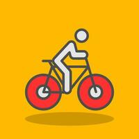 diseño de icono de vector de ciclismo