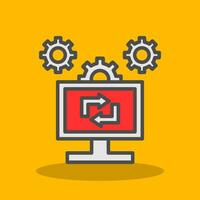 Software Configuration Vector Icon Design
