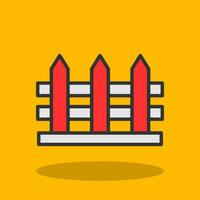 Fence Vector Icon Design