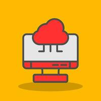 Cloud Computing Vector Icon Design