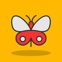 diseño de icono de vector de mariposa