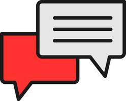 Speech bubble Vector Icon Design