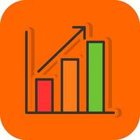 Bar chart Vector Icon Design