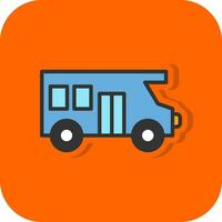 Motor home Vector Icon Design