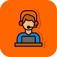 Remote Support Vector Icon Design