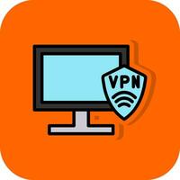 VPN Setup Vector Icon Design