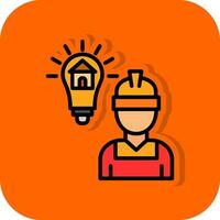 Civil engineerring Vector Icon Design