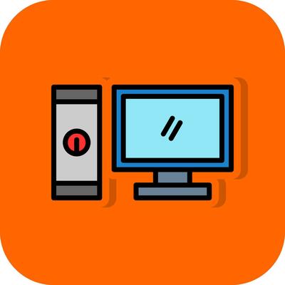 Computer Vector Icon Design