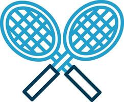 Tennis racket Vector Icon Design