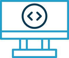 Remote Desktop Vector Icon Design