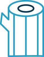 Log Vector Icon Design