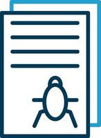 Bug Report Vector Icon Design