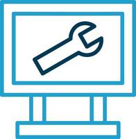 IT Helpdesk Vector Icon Design