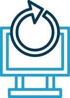 Data Recovery Vector Icon Design