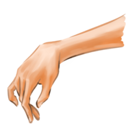 Hand sketch action png