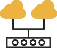 Cloud Support Vector Icon Design