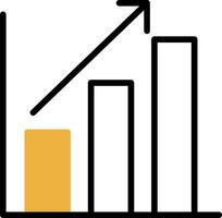 Bar chart Vector Icon Design