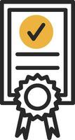 Certficate Vector Icon Design