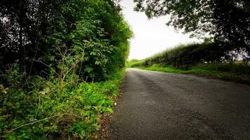 verano la carretera viaje mediante el Inglés campo video