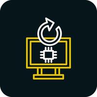 Hardware Upgrade Vector Icon Design