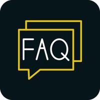 FAQ Vector Icon Design