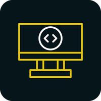 Remote Desktop Vector Icon Design