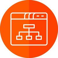 Sitemap Vector Icon Design