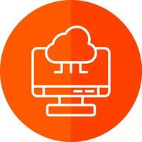 Cloud Computing Vector Icon Design
