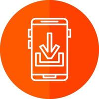 App Installation Vector Icon Design
