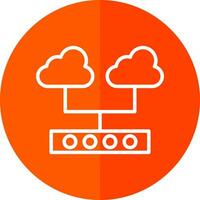 Cloud Support Vector Icon Design