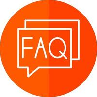 FAQ Vector Icon Design