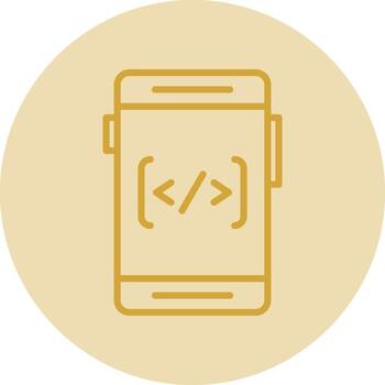 Coding Vector Icon Design